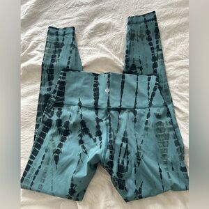 Lululemon Wunder Under Tie Dye Leggings